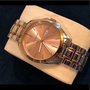 Rose Gold Toned Coach Watch for Women